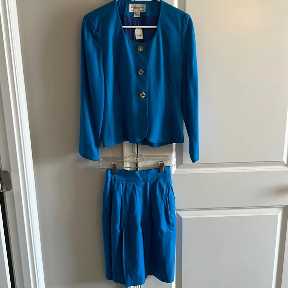 Vintage Christian Dior skirt suit set